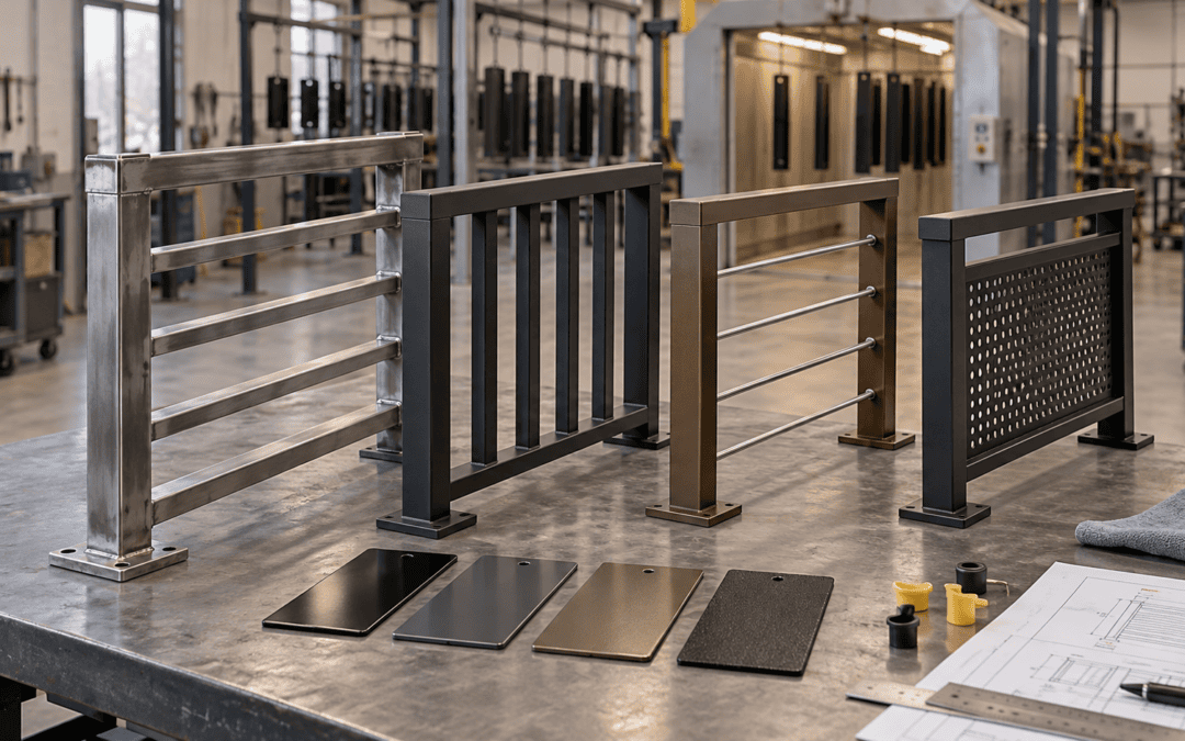 How to Specify a Powder-Coated Steel Railing Finish