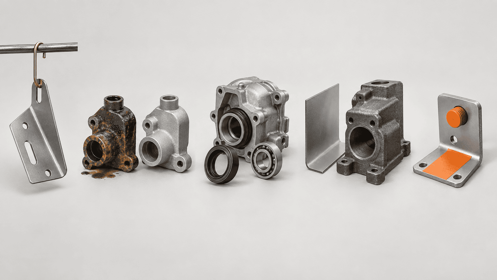 Five powder coating suitability checks: grounding, surface condition, removable components, heat response and masking